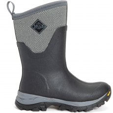 Muck Boots Arctic Ice Mid Geometric Wellington Black/Grey