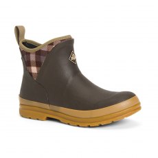 Muck Boots Original Ankle Wellington Brown Plaid