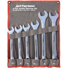 Jefferson Jumbo Spanner Set 6 Piece