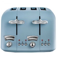 TOASTER 4 SLICE PINK ARGENTO