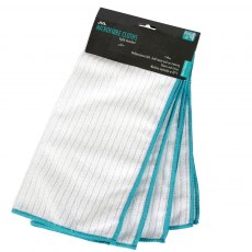 JVL Microfibre Cleaning Cloths 4 Pack