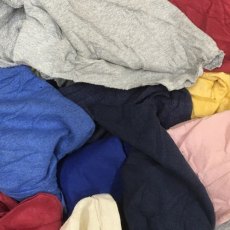 Coloured T-Shirt Rag Wipes 10kg