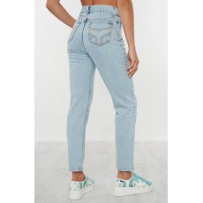 Whale Of A Time Signature Denim Mom Jeans