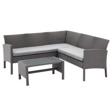 Royalcraft Nevada 4 Seater Lounge Set Grey