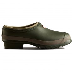 Hunter Gardener Clogs Dark Olive/Clay