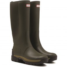 Hunter Balmoral Hybrid Tall Wellington Olive