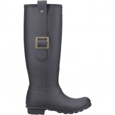 Hunter Original Tall Exaggerated Buckle Wellington Black