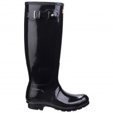 Hunter Original Tall Gloss Wellington Black