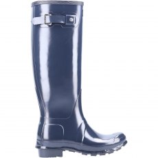 Hunter Original Tall Gloss Wellington Navy