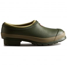 Hunter Gardener Clogs Dark Olive/Clay