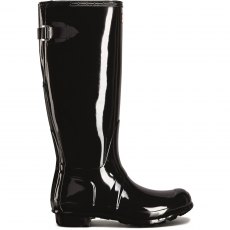 Hunter Tall Back Adjustable Gloss Wellington Black