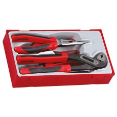 Teng Tools TPR Grip Plier Set 4 Piece