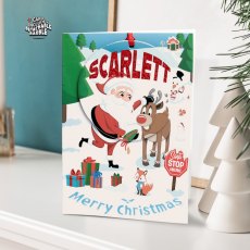 Personalised Bauble Christmas Card S