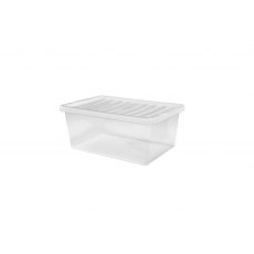 Clear Storage Box & Lid 12L