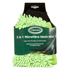 Triplewax 3 In 1 Microfibre Wash Mitt