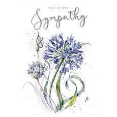 Floral With Sympathy Card