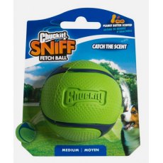 Chuckit! Sniff Fetch Ball Peanut Butter Medium