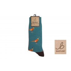 Bartleby Mens Bamboo Sock Golden Pheasants