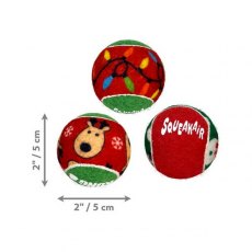 Kong Holiday Squeakair Balls 6 Pack