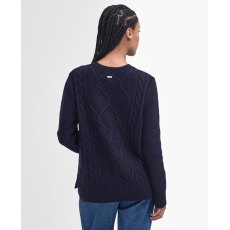 Barbour Burne Knitted Jumper Navy
