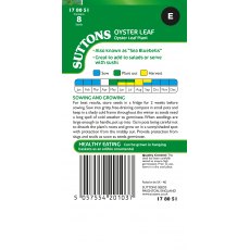 Suttons Oyster Leaf Seed