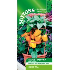 Suttons Sweet Pepper Liberty Belle F1 Seed