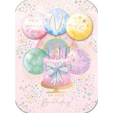 Nova Birthday Cake Niece Card