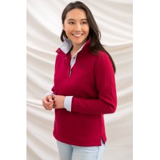 Lighthouse Haven Sweatshirt Maroon Size 16