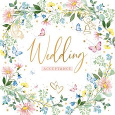 Wedding Acceptance Card