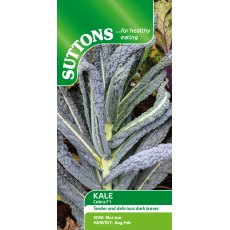 Suttons Kale Brassica Acephela Cobra F1 Seeds