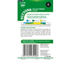 Suttons Onion Allium Cepa Starlight Seeds