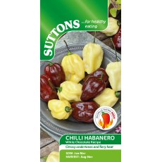 Suttons Chilli Habanero White Chocolate Seeds