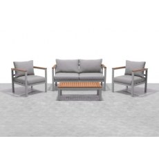 Compact Outdoor Living Barcelona Sofa Set 4 Piece