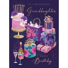 Spritz Granddaughter Happy Birthday Card
