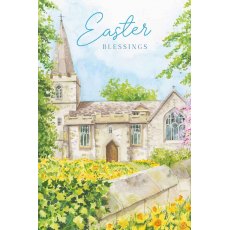 Easter Blessings Church Card