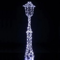 Light Up Dickensian Flexi Lamp Post White 1.5m Light Up Dickensian Flexi Lamp Post White 1.5m
