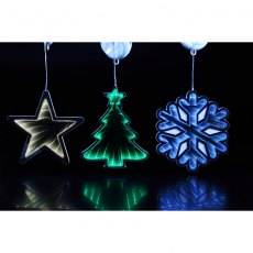 Infinity Light Festive Suction Cup Assorted Infinity Light Festive Suction Cup Assorted