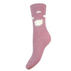 Gemjar Ladies' Fluffy Sheep Wool Blend Sock