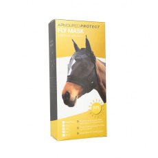 Hy Equestrian Armoured Protect Half Fly Mask With Ears Hy Equestrian Armoured Protect Half Fly Mask With Ears
