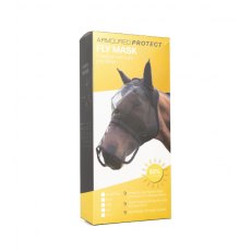 Hy Equestrian Armoured Protect Half Fly Mask With Ears & Nose Hy Equestrian Armoured Protect Half Fly Mask With Ears & Nose