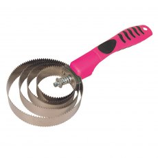 Hy Pro Groom Vivid Spring Curry Comb Pink Hy Pro Groom Vivid Spring Curry Comb Pink