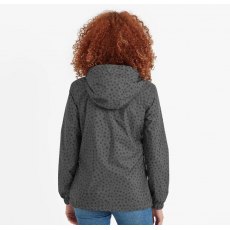Tog24 Craven Waterproof Jacket Washed Black Star Print
