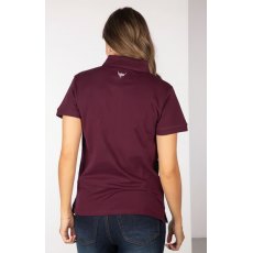 Rydale Byland Cow Polo Shirt Berry/White/Olive