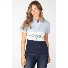 Rydale Byland Cow Polo Shirt Blue/White/Navy