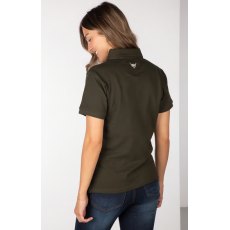 Rydale Byland Polo Shirt Olive/White/Sorbet