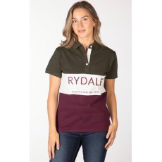 Rydale Byland Polo Shirt Olive/White/Berry