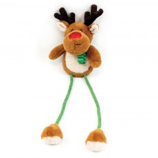 Happy Pet Ronny Reindeer Long Legs Ropee Dog Toy