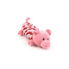 Happy Pet Pig In Blanket Rope Dog Toy