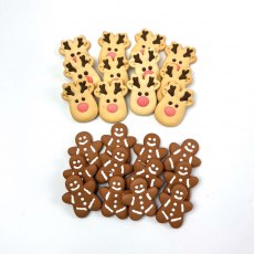 Happy Pet Reindeer & Gingerbread Biscuits 24 Pack