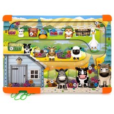 Sort & Learn Magnetic Shapes Farm